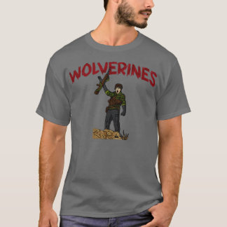 Camiseta Wolverines Funny