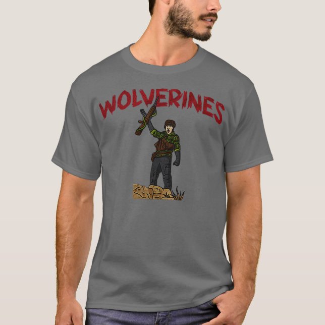 Camiseta Wolverines Funny (Frente)