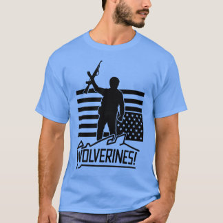 Camiseta Wolverines Red Dawn