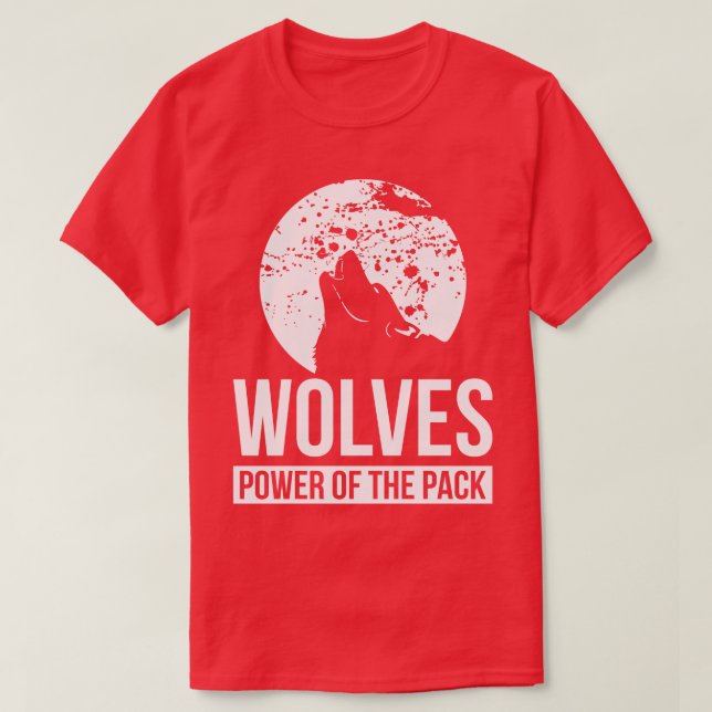 Camiseta Wolves Power of the Pack (Frente do Design)