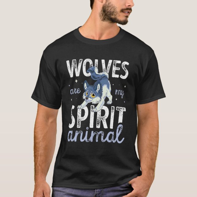 Camiseta Wolves Spirit Wolf Lover (Frente)