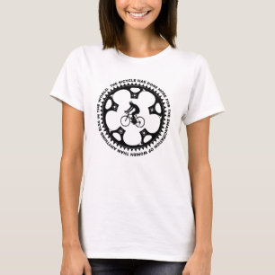 Camiseta Woman and Bicycle