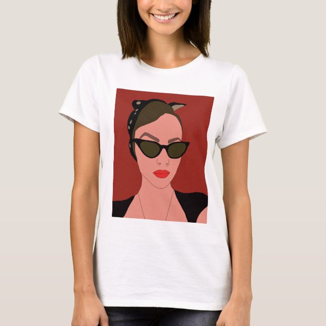 Camiseta Woman elegant  (Frente)