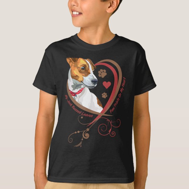 Camiseta Womans Jack Russell Terrier Shirt Parson Russell T (Frente)