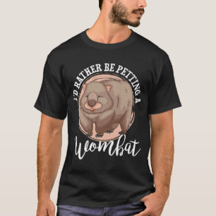Camiseta Womba Petting a Wombat I Love Wombats
