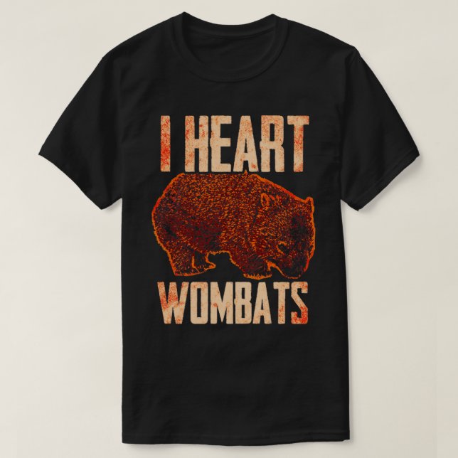 Camiseta Wombat (Frente do Design)