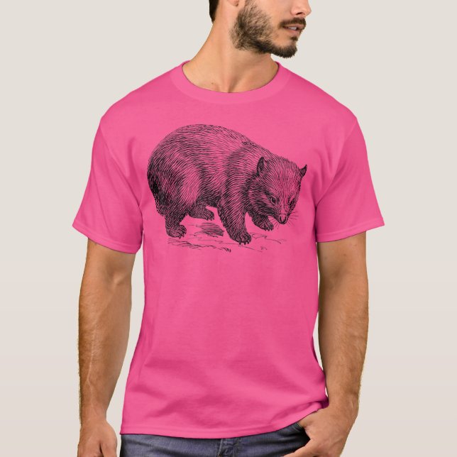 Camiseta Wombat Animal (Frente)