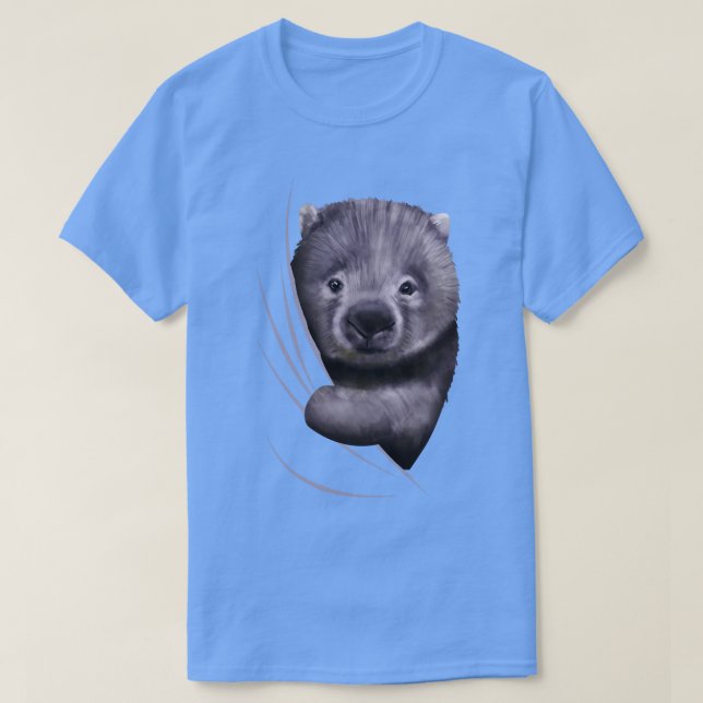 Camiseta Wombat Animal Vem De Dentro (Frente do Design)