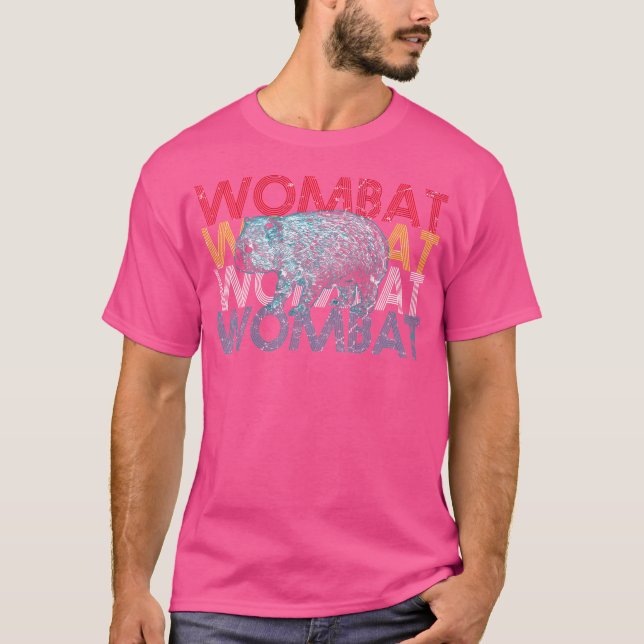 Camiseta Wombat Austrália Animal Colorence (Frente)