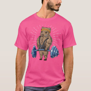 Camiseta Wombat Deadlevantelevador Malhação Gym Weising