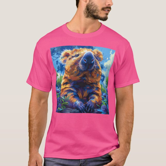 Camiseta Wombat deixa colorido (Frente)