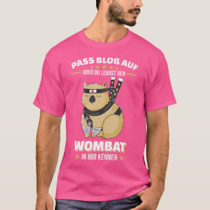Camiseta Wombat Dizendo Austrália Animais Magos Selvagem