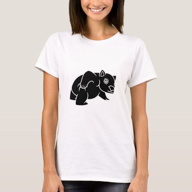 Camiseta Wombat É Bonito (Frente)