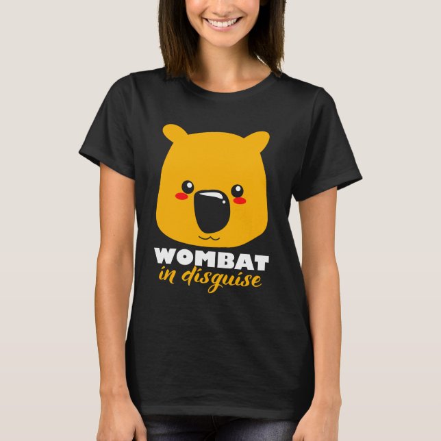 Camiseta Wombat Funny Disguise Marsupial Austrália Koala (Frente)
