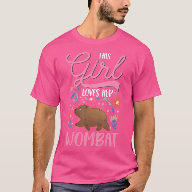 Camiseta Wombat Girl (Frente)