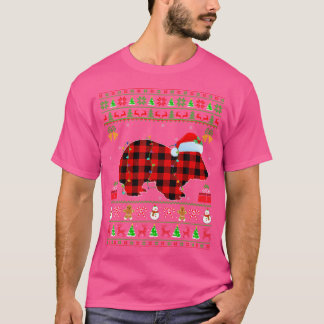 Camiseta Wombat Lover Matando Buffalo Xadrez Ugly Wombat Ch