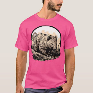 Camiseta Wombat Na Nature Wombat