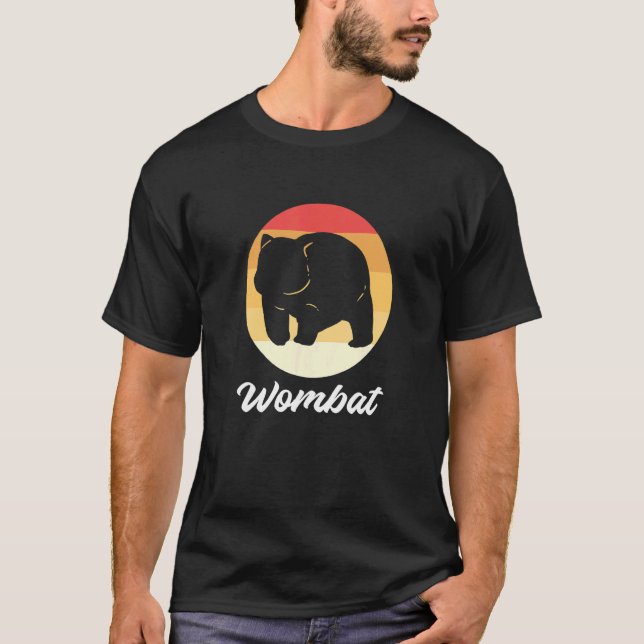 Camiseta Wombat No Zookeeper Sunset (Frente)