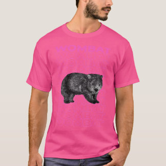 Camiseta Wombat Pastel Aestético