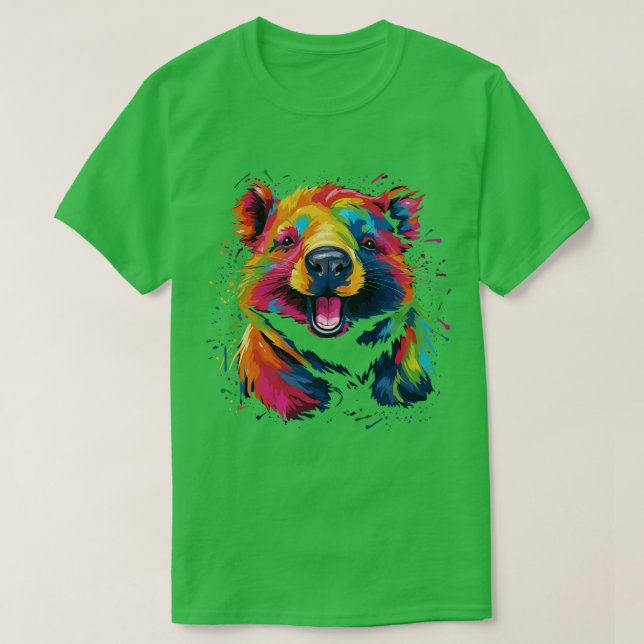 Camiseta Wombat Smiling (Frente do Design)