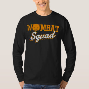 Camiseta Wombat Squad Curioso Roedor Wombat Nature Animal