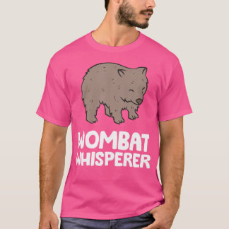 Camiseta Wombat Whisperer Austrália - Cuta Marsupial Animal