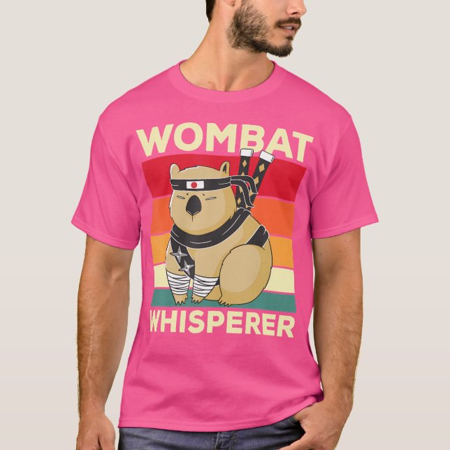 Camiseta Wombat Whisperer Funny Wombat Dizendo (Frente)