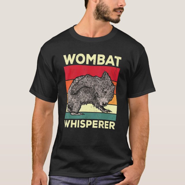 Camiseta Wombat Whisperer Wombat Dizendo 1 (Frente)