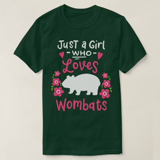 Camiseta Wombat Wombat Lover Australiano (Frente do Design)
