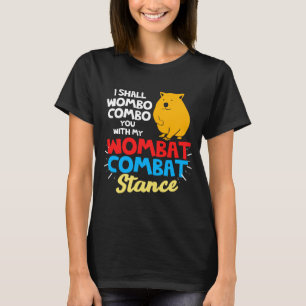 Camiseta Wombat Wombo Combo Wombat Combate Stance Austráli