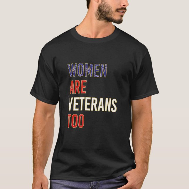 Camiseta Women Are Veterans Too (Frente)