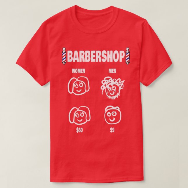 Camiseta Women Barber Barbershop 3 (Frente do Design)