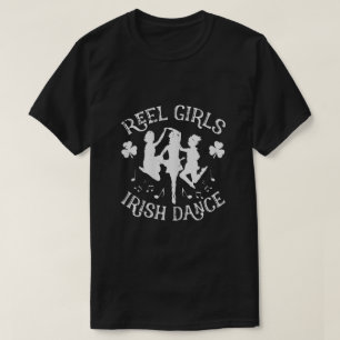 Camiseta Women Dia de São Patrício Reel Girl Irish Dance Gr