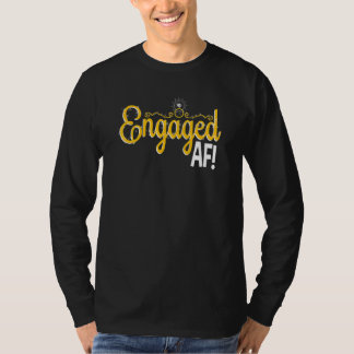 Camiseta Women Engaged AF Bridal Engagement 2