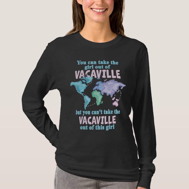 Camiseta Women from Vacaville   Girl From Vacaville Califor (Frente)