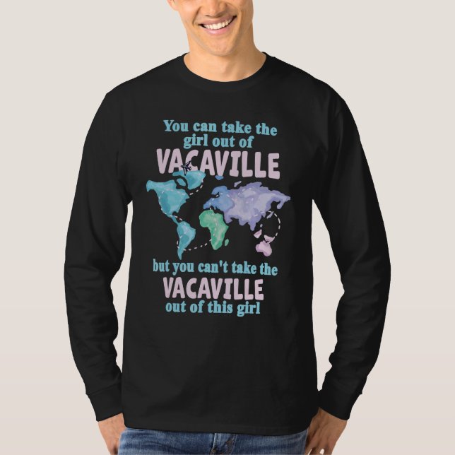 Camiseta Women from Vacaville   Girl From Vacaville Califor (Frente)