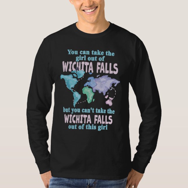 Camiseta Women from Wichita Falls  Girl From Wichita Falls  (Frente)