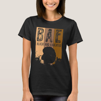 Camiseta Women Girls Pretty Black And Educated Apparel Afro