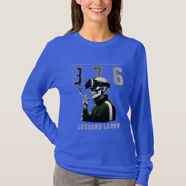 Camiseta Women Gorilla Boss Lessons Learn Long Sleeve  (Frente)