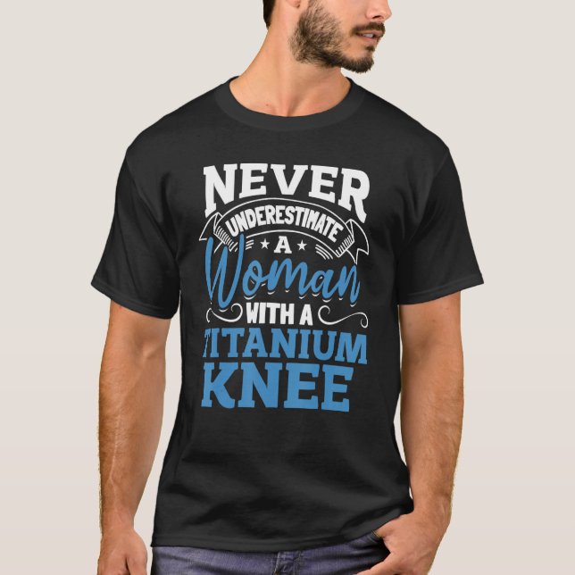Camiseta Women New Knee Surgery Recovery (Frente)