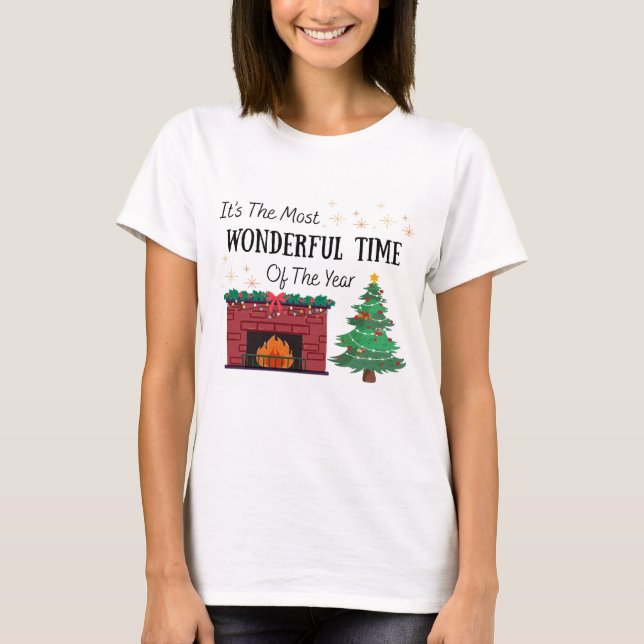 Camiseta Women’s The Most Wonderful Time of The Year Shirt  (Frente)