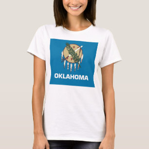 Camiseta Women T Shirt com Flag of Oklahoma State