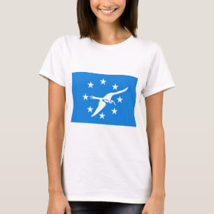 Camiseta Women T Shirt with Flag of Corpus Christi, EUA