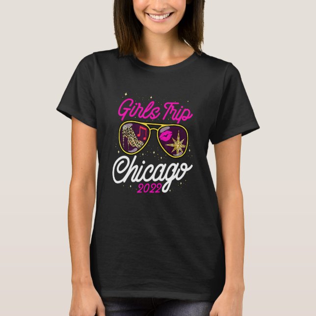 Camiseta Women Trip Chicago 2022 For Women Chicago Girls Tr (Frente)