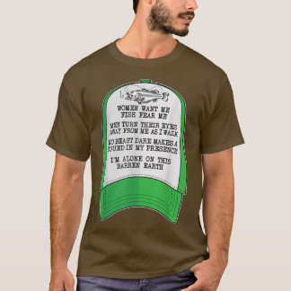 Camiseta Women want me, Fish fear me Green Hat Meme Funny F