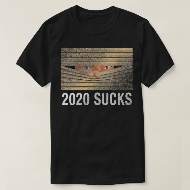 Camiseta Womens 2020 Sucks Funny Meme Retro Bad Year Quaran (Frente do Design)