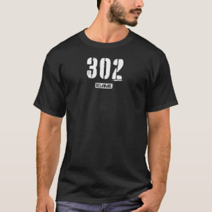 Camiseta Womens 302 Delaware Rough Stencil Design Premium_5