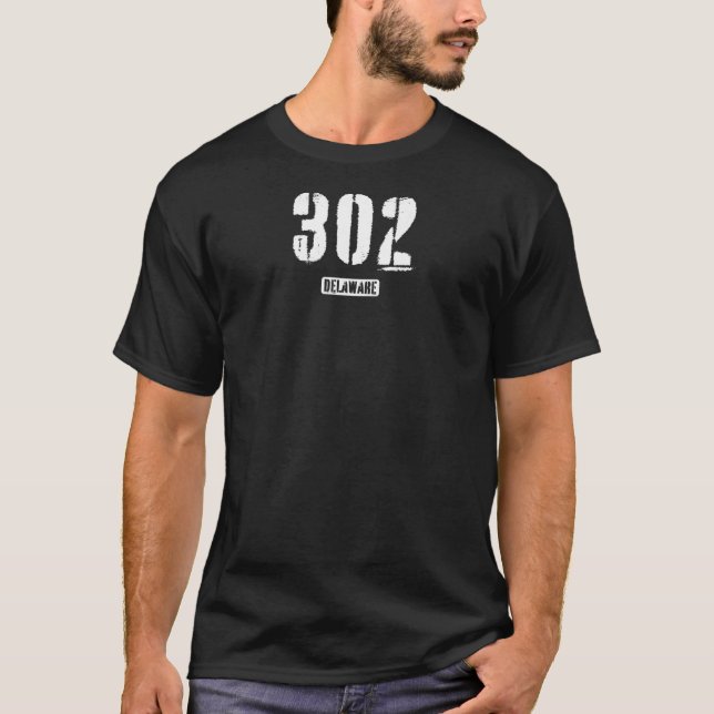 Camiseta Womens 302 Delaware Rough Stencil Design Premium_6 (Frente)