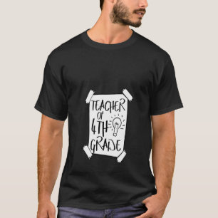 Camiseta Womens 4th Grade Teacher Fourth Grade School Teach
