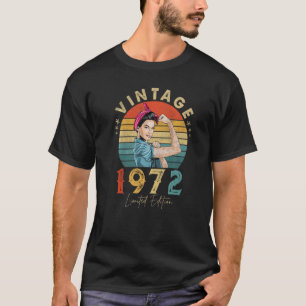 Camiseta Womens 50 Year Old Awesome Since 1972 50th Birthda